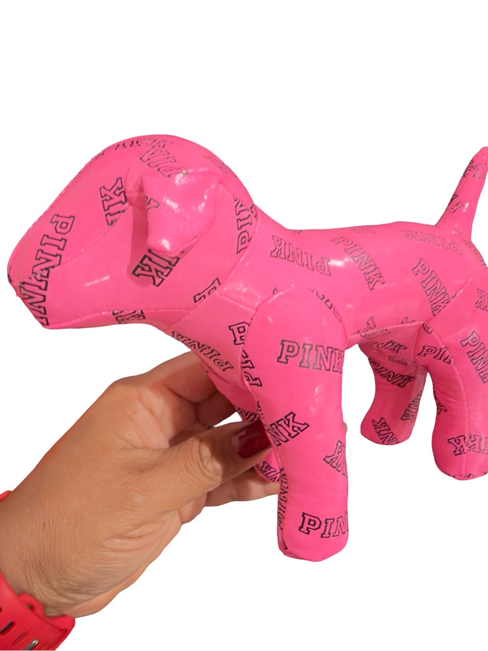 Victoria's Secret Pink Logo Plush Dog Toy